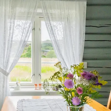 וילה Beautiful Log House At The World's End, Tjome Helgeroa